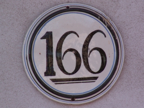 Domovní číslo 166 - vzor H27